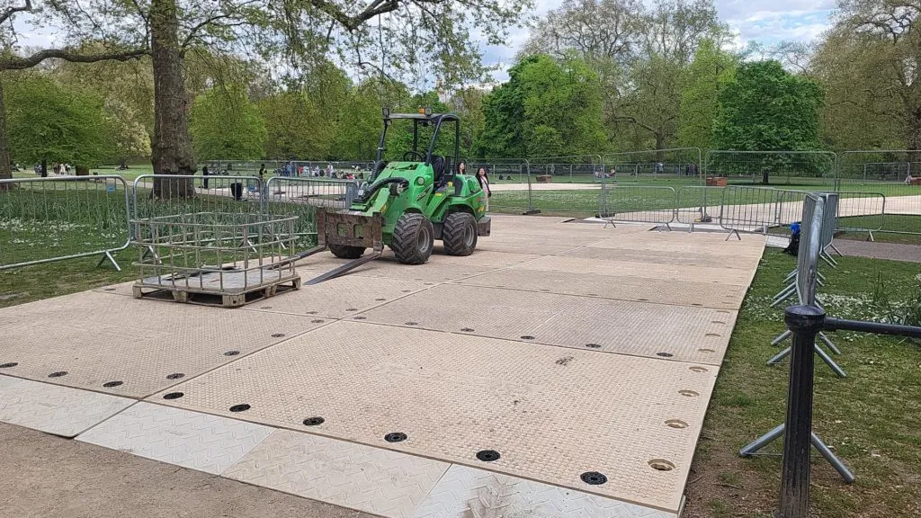 London Marathon ground protection